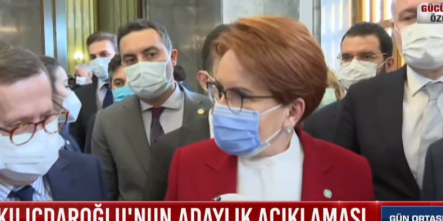 Akşener'den Kılıçdaroğlu'nun Cumhurbaşkanı adaylığı sinyali hakkında açıklama
