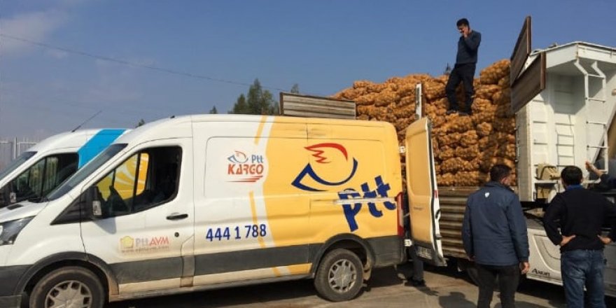 PTT Çalışanlarına Patates Soğan Dağıtımı Görevi!