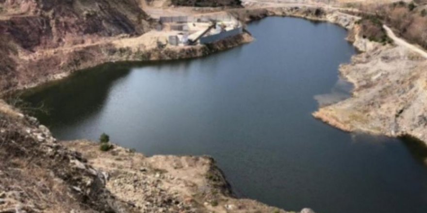 Sokağa çıkma yasağını fırsat bilen şirket gölü kurutmaya kalktı