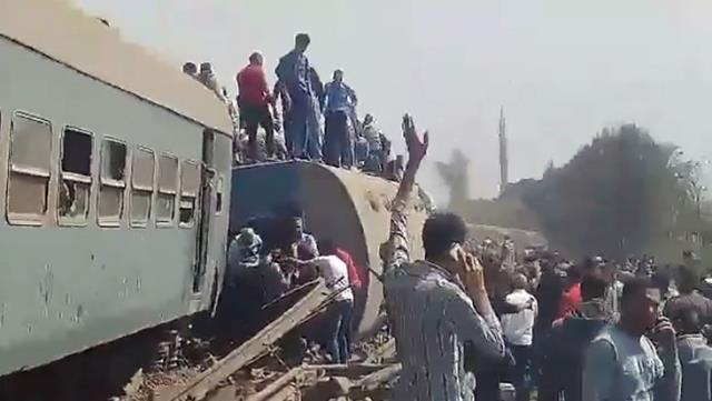 Mısır'da tren kazası.