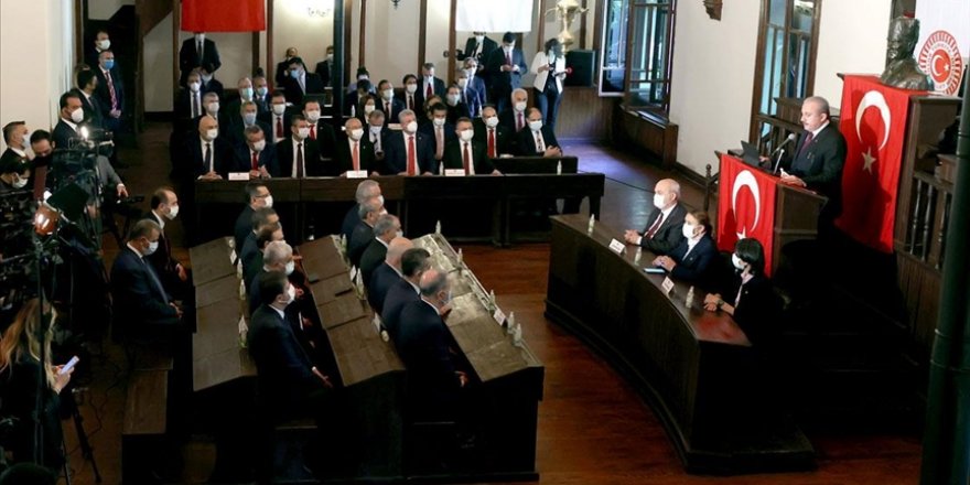 TBMM'nin 101. Yaşı İçin Birinci Meclis'te Tören