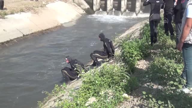 Sulama kanalında kaybolan 2 çocuğu arama çalışmalarına ara verildi