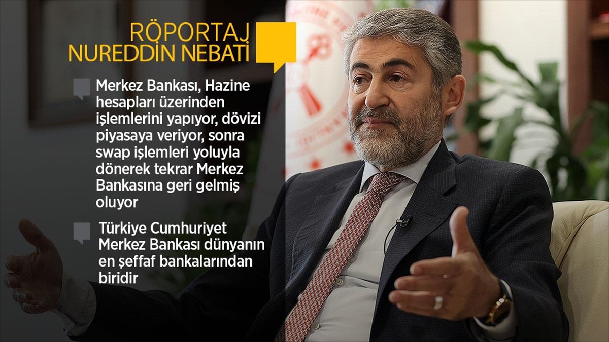 Hazine Ve Maliye Bakan Yardımcısı Nebati, Merkez Bankasına Yönelik Rezerv Tartışmalarını Değerlendirdi