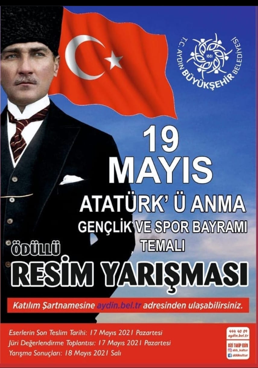 AYDIN BÜYÜKŞEHİR BELEDİYESİ’NDEN 19 MAYIS TEMALI RESİM YARIŞMASI 