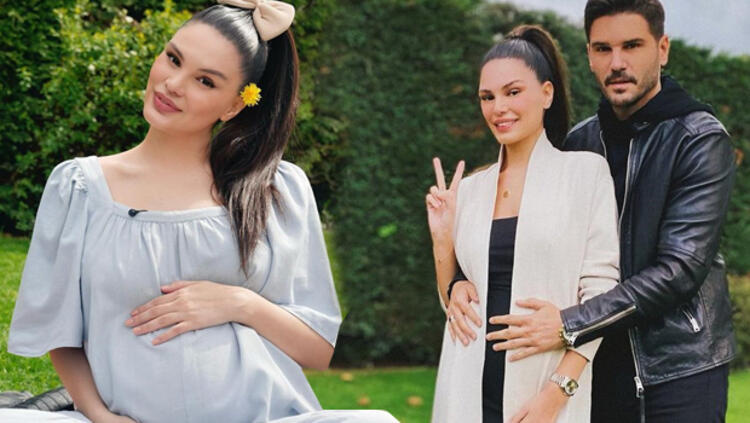 Almeda Abazi bebeğinin ismini açıkladı