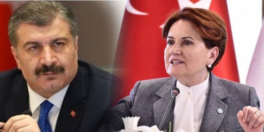 Akşener’den Bakan Koca’ya tepki: Yazıklar olsun bu arkadaşa
