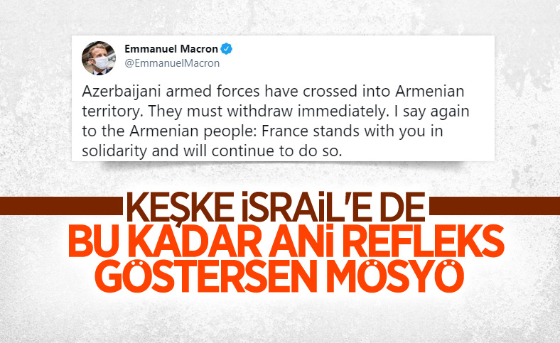 Emmanuel Macron: Azerbaycan, Ermenistan topraklarına girdi