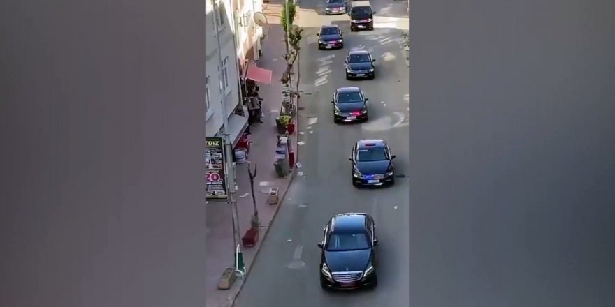 TBMM Başkanı Şentop’un konvoyunu gören yurttaştan ilginç tepki!