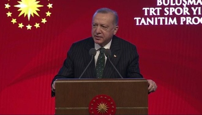 Cumhurbaşkanı Erdoğan konuşması.