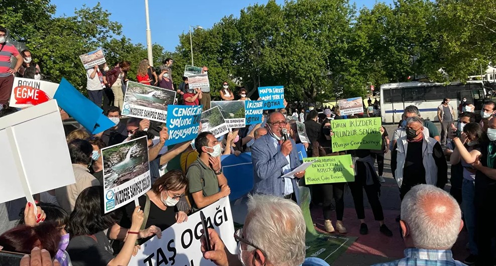 Kadıköy'de İkizdere protestosu