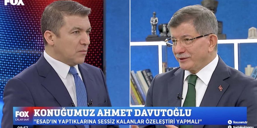 Davutoğlu: Artık itiraf ediyorum