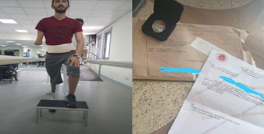 Gazilik rozetini kargoyla gönderdiler, bir kez daha yıkıldı!