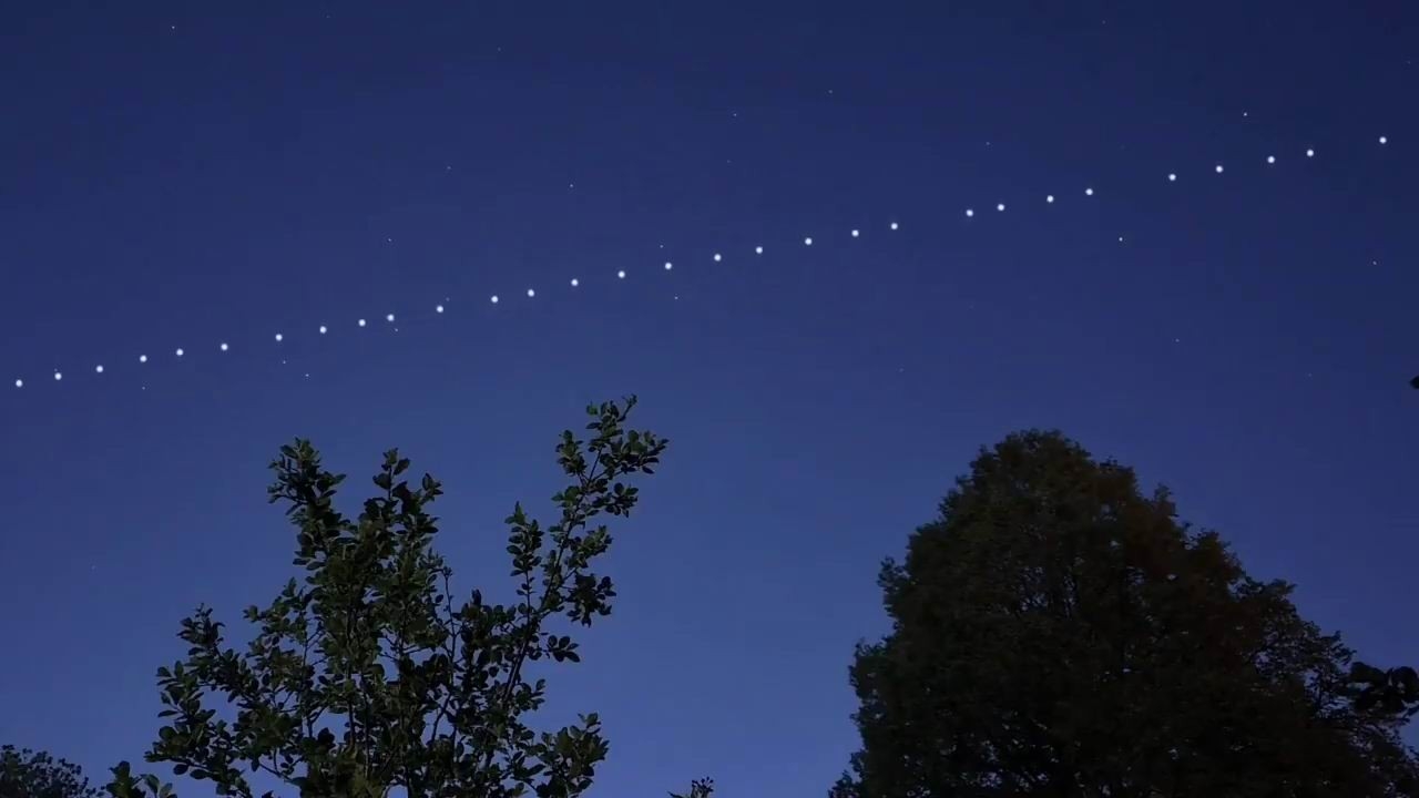 Starlink uyduları Şırnak semalarını aydınlattı