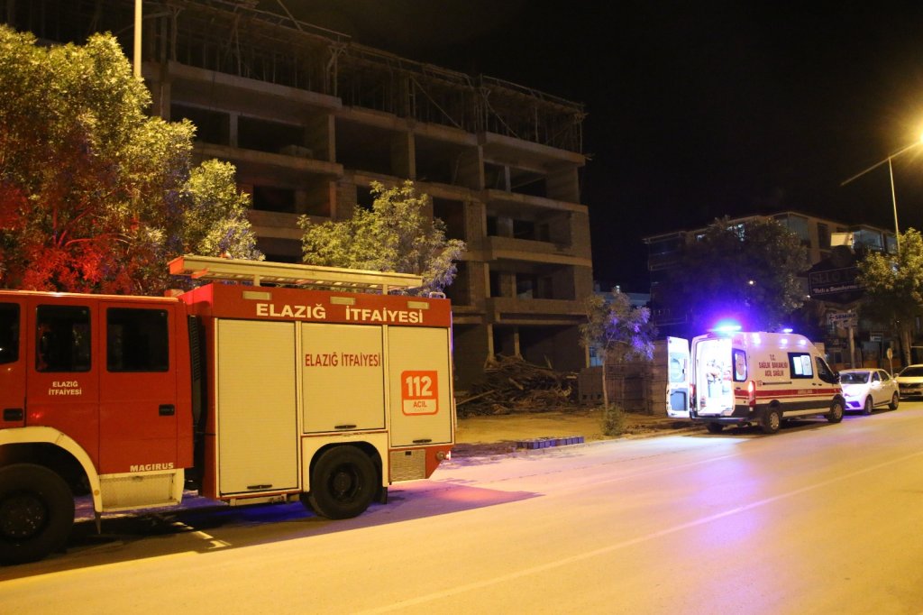 Merdiven boşluğuna düşen şahıs için ekipler seferber oldu