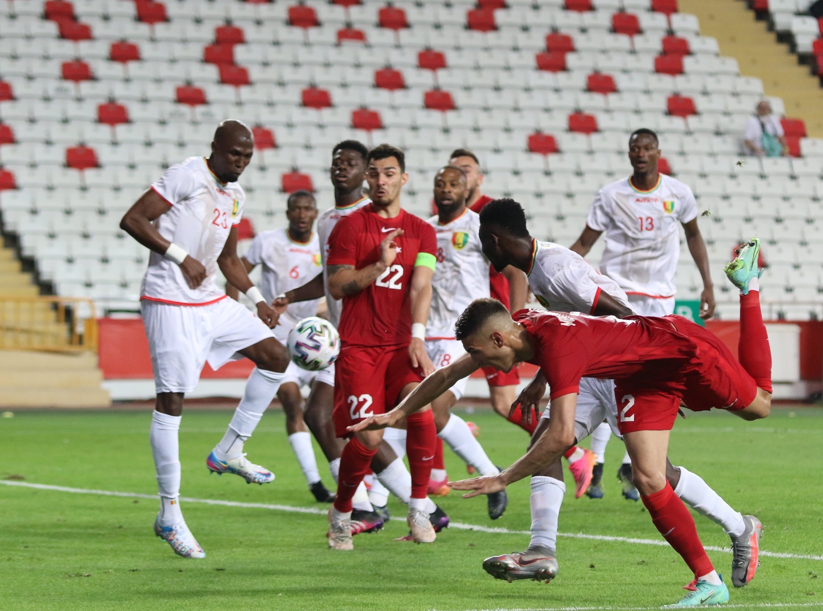 Hazırlık maçı: Türkiye: 0 - Gine: 0 (Maç sonucu)