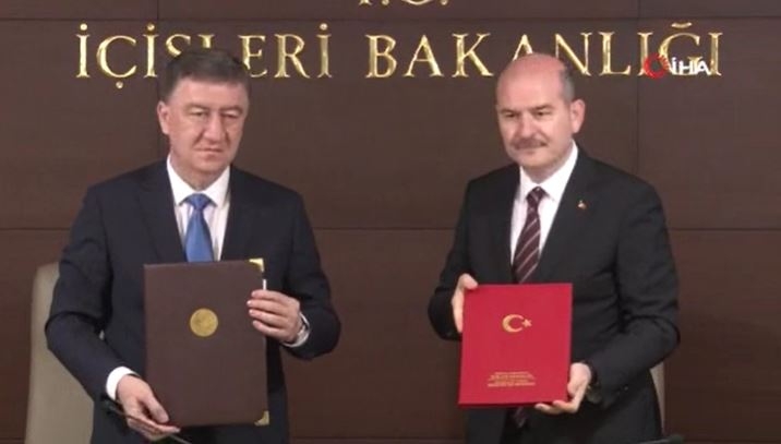 Bakan Soylu, Özbek mevkidaşı Bobojonov’u kabul etti
