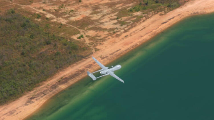 İsrail Heron'u Türkiye sınırında!