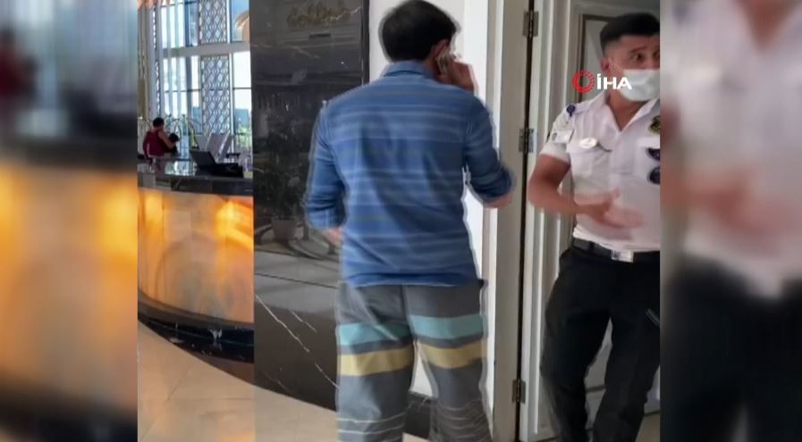 Çocukların fotoğraf ve videosunu çektiği iddia edilen 2 kişiye tekmeli tepki