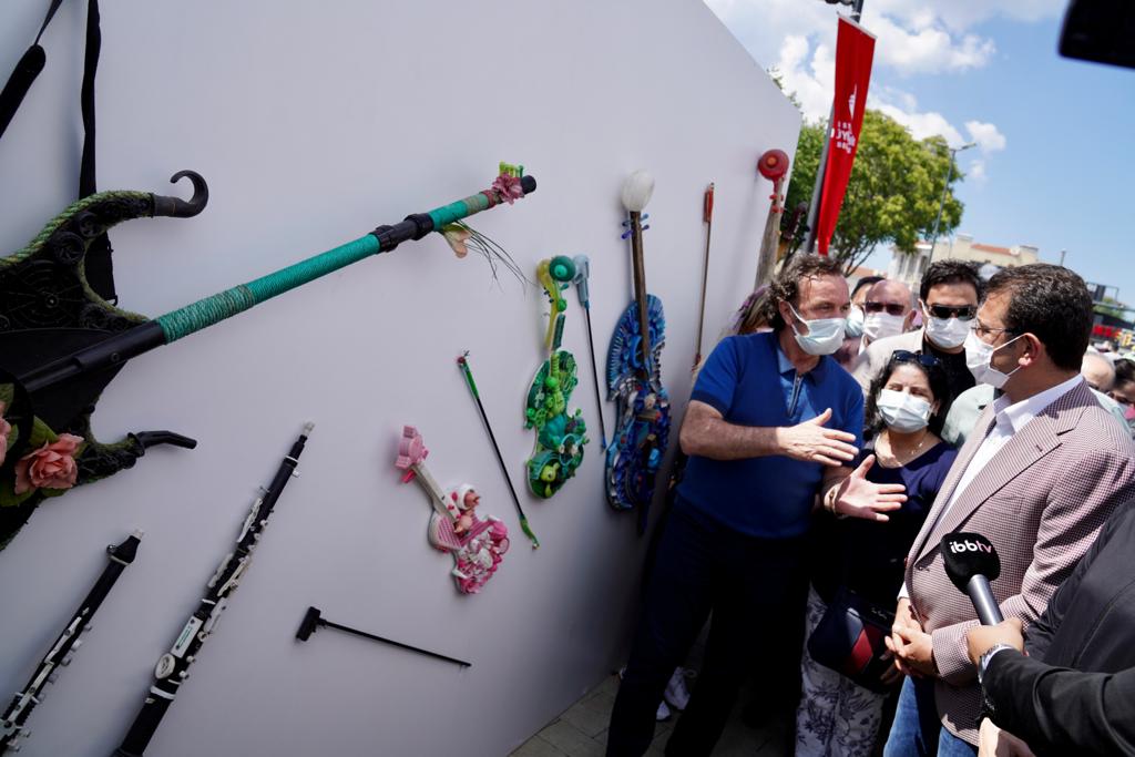 İmamoğlu’ndan Kurbağalıdere kenarında  “çevre” uyarısı: “