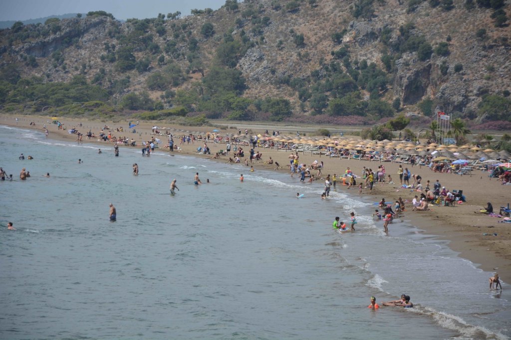 Ortaca’da sahiller hareketlendi