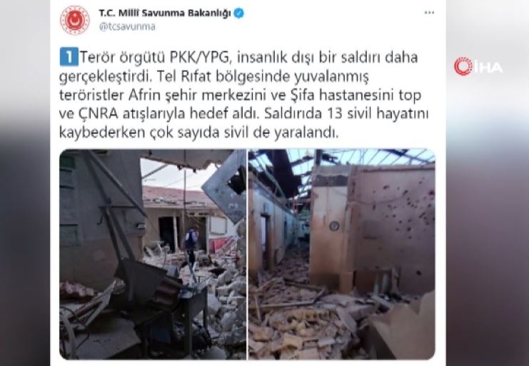 Terör örgütü YPG/PKK’nın hedefinde Afrin vardı