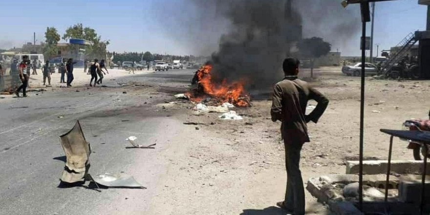Afrin’de bombalı araç patladı: 1 kişi öldü, 2 sivil yaralandı