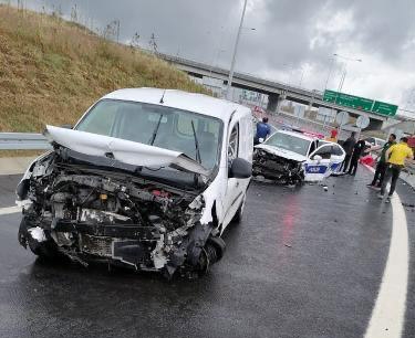Kuzey Marmara Otoyolu’nda kaza: 2 yaralı