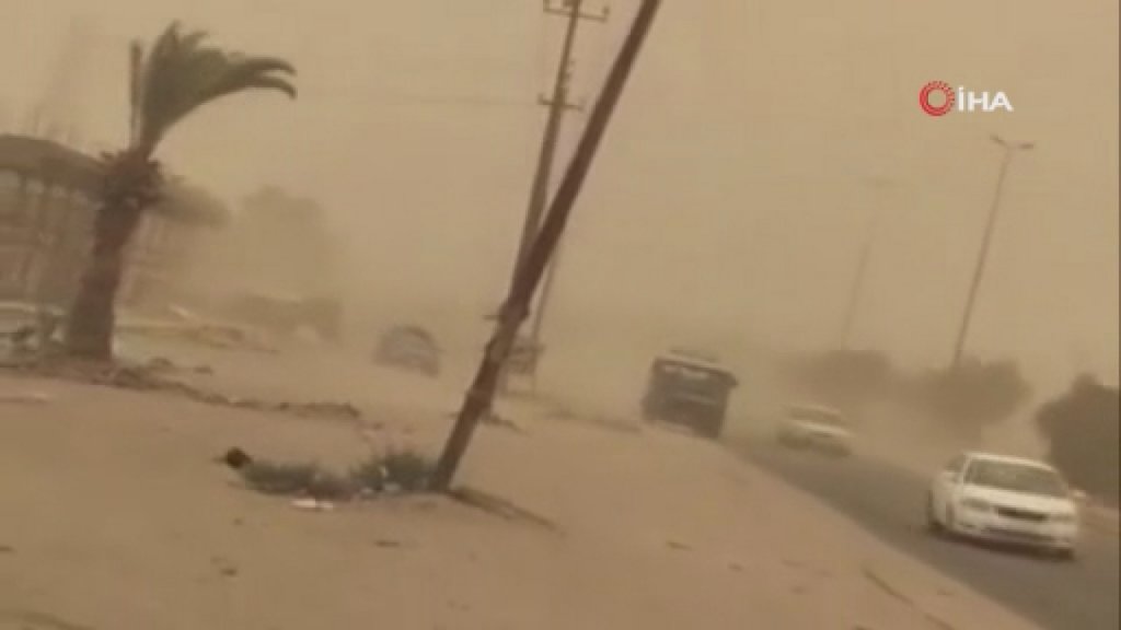 Irak’ın güneyini kum fırtınası vurdu