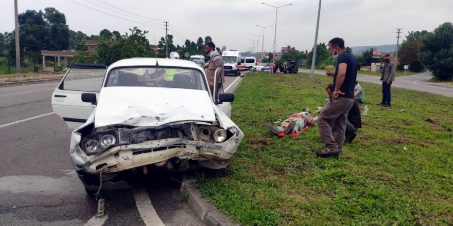 Samsun’da trafik kazası: 6 yaralı
