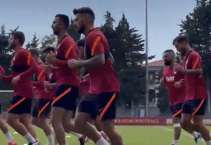 Galatasaray antrenmanında dikkat çeken Arda Turan detayı