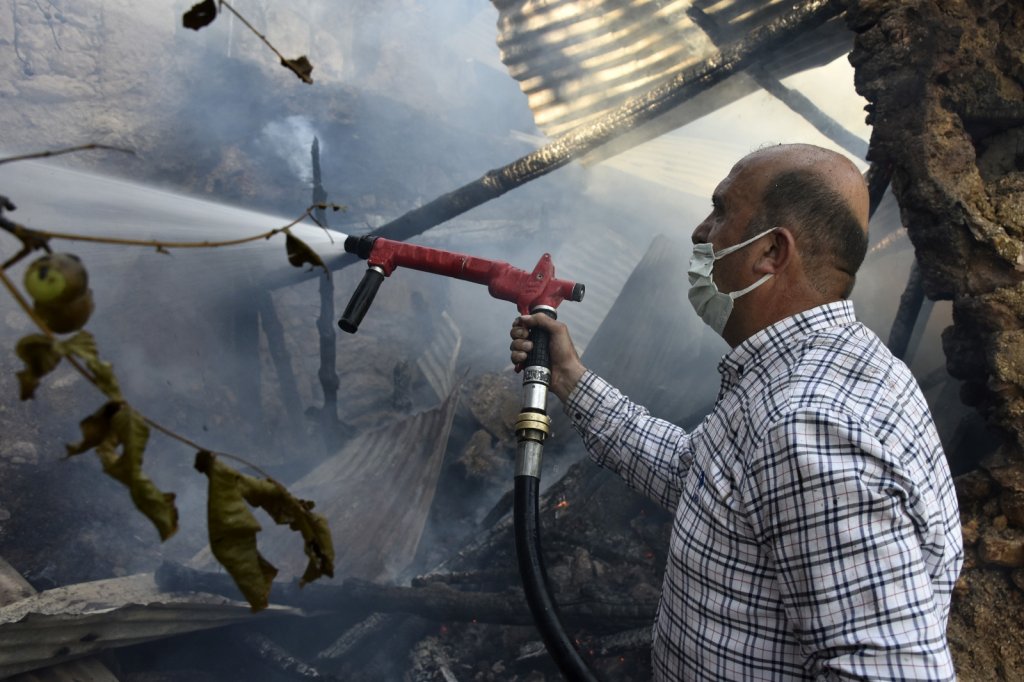 Gümüşhane’de yangın