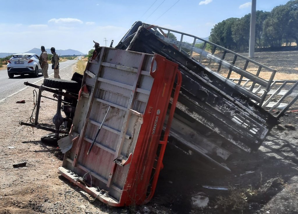 Diyarbakır’da feci kaza: 1 ölü, 7 yaralı