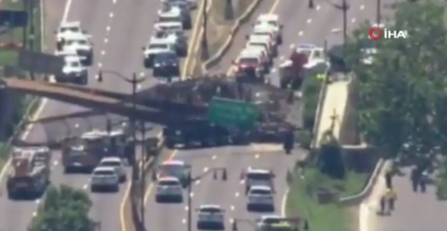 Washington DC’de üstgeçit çöktü: 6 yaralı