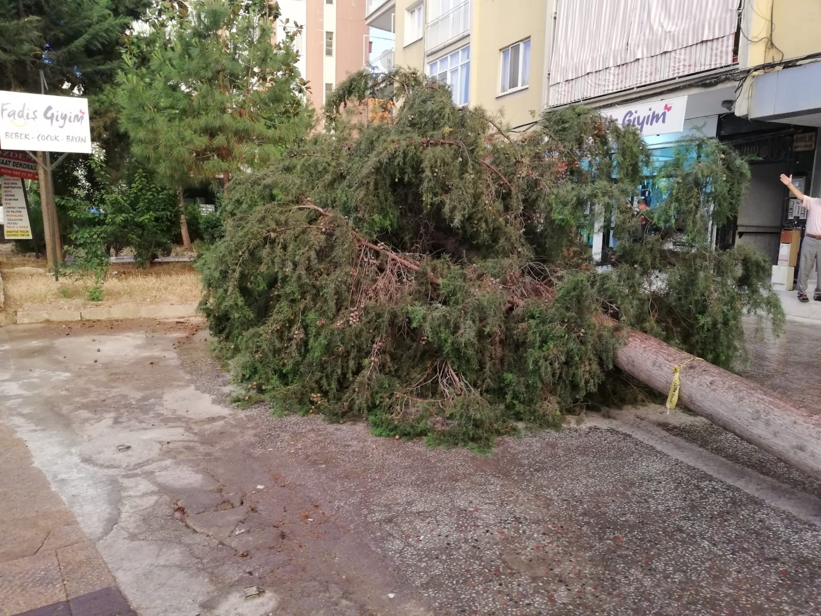 Denizli’de 5 Dakikalık Kum Fırtınası Yıktı Geçti