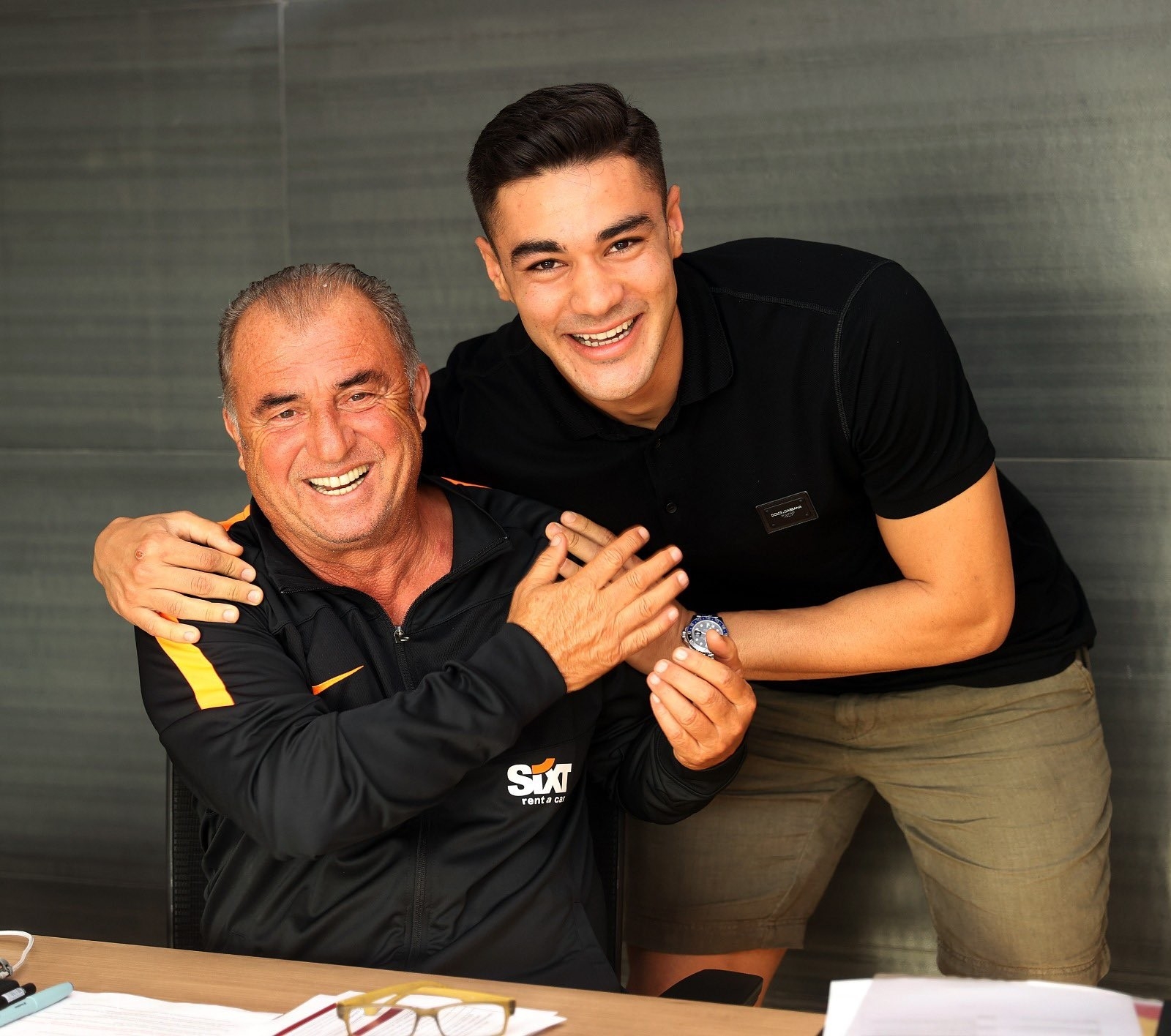 Ozan Kabak’tan Fatih Terim’e ziyaret