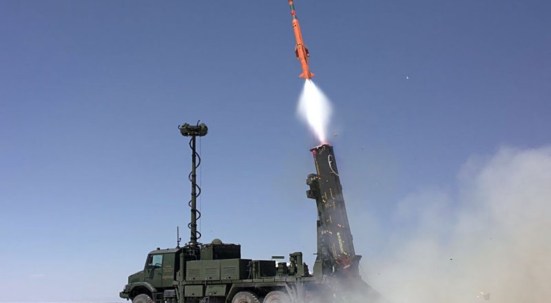 TÜRKİYE'NİN İLK YERLİ VE MİLLİ HAVA SAVUNMA SİSTEMİ HİSAR-A'NIN TEST ATIŞI BAŞARIYLA GERÇEKLEŞTİRİLDİ