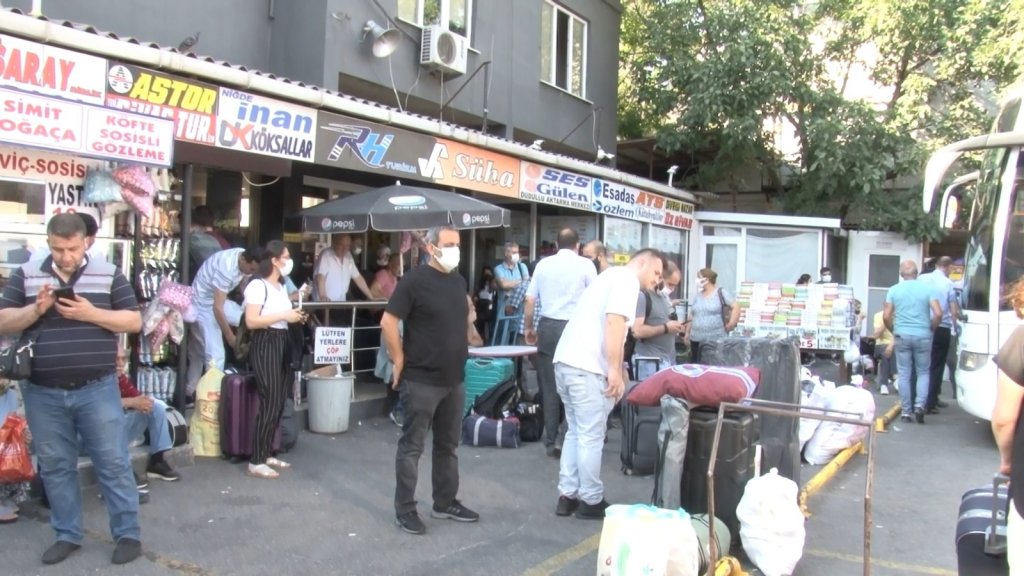 İstanbul’da Bayram Öncesi Otogarlarda Ek Sefer Yoğunluğu