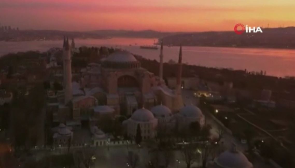 Cumhurbaşkanı Erdoğan’dan Ayasofya Paylaşımı