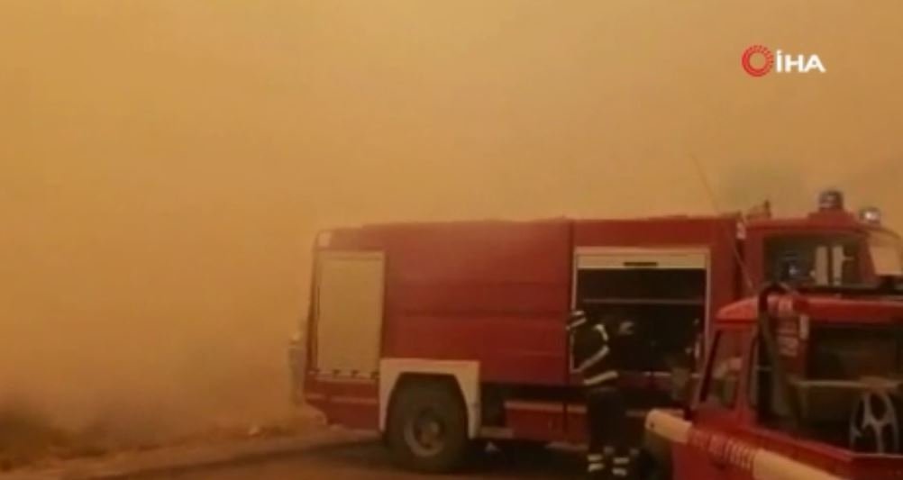 Sardunya Adası’nda Büyük Yangın