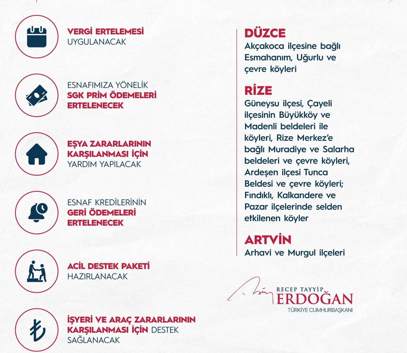 "Selden etkilenen bölgeler, AFAD tarafından genel hayata etkili afet bölgesi ilan edildi"