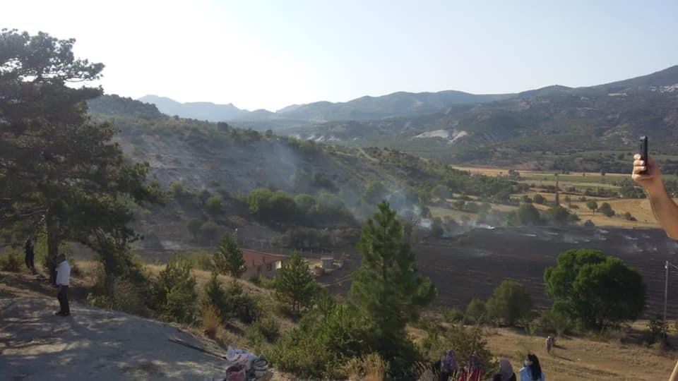 Başkent’te Ormanlık Alanda Yangın