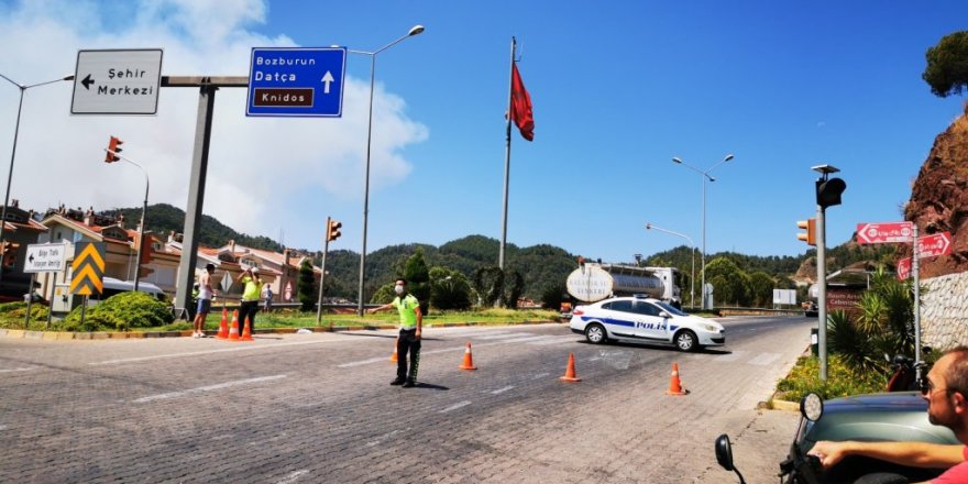 Marmaris Datça yolu kapandı