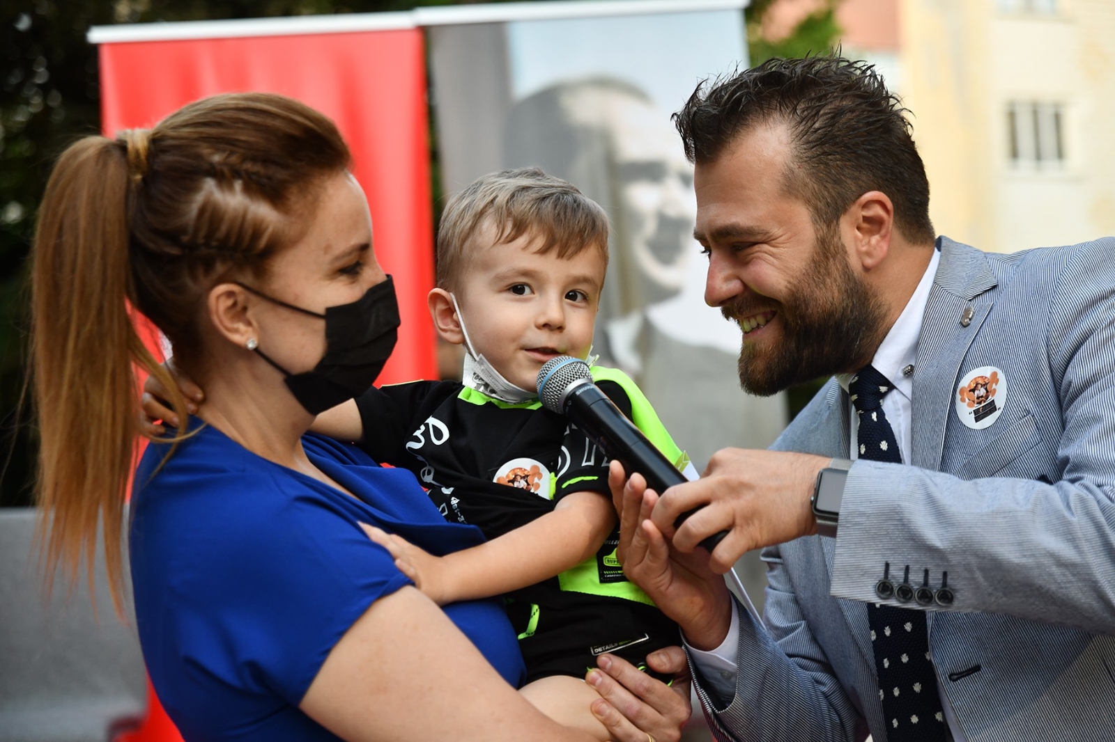 SMA Hastası Toprak Bebeğe Doğum Günü Kutlaması