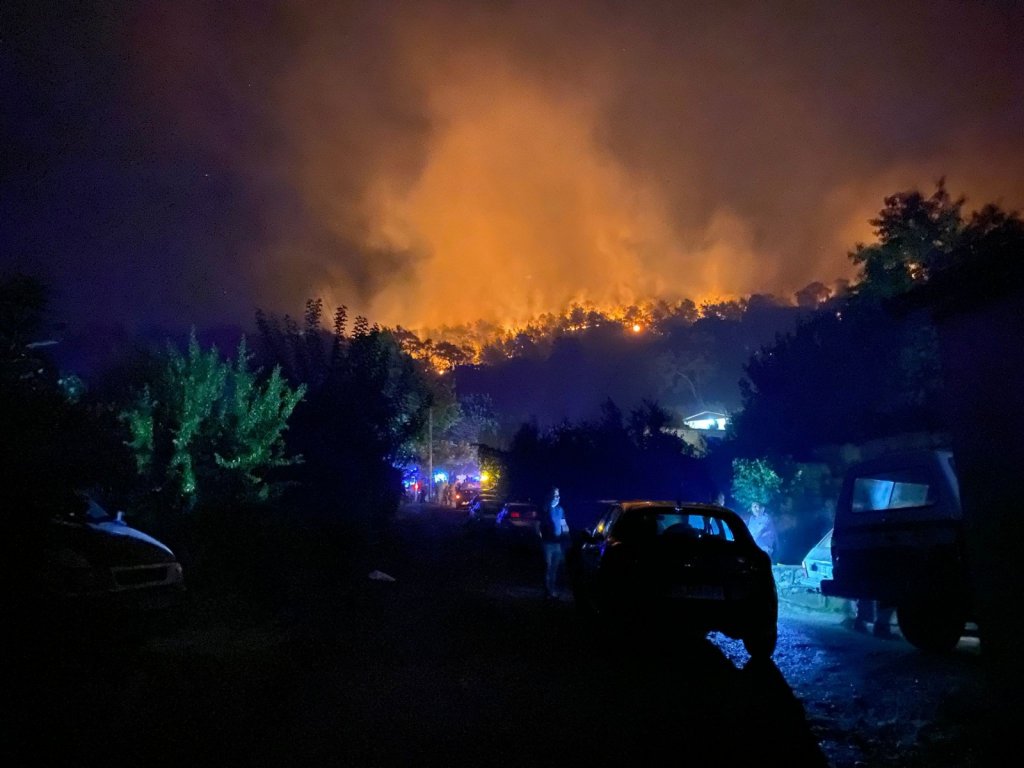 Seydikemer’de Tekrar Başlayan Yangın Kontrol Altına Alındı