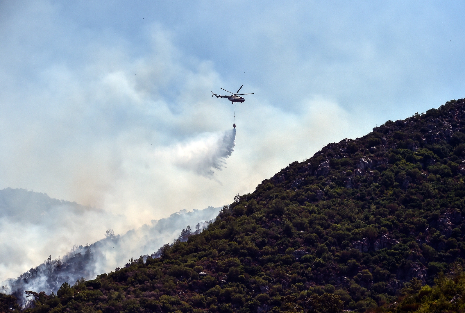 Marmaris Orhaniye Yeniden Yanmaya Başladı