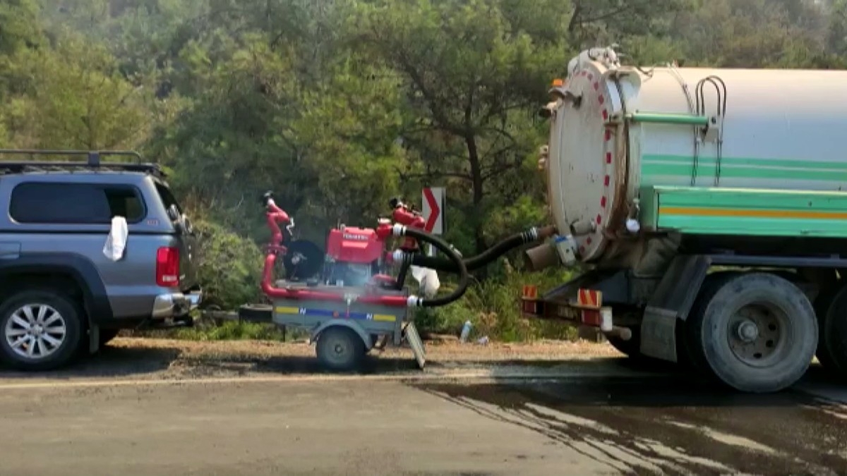 Yangının sivil kahramanları
