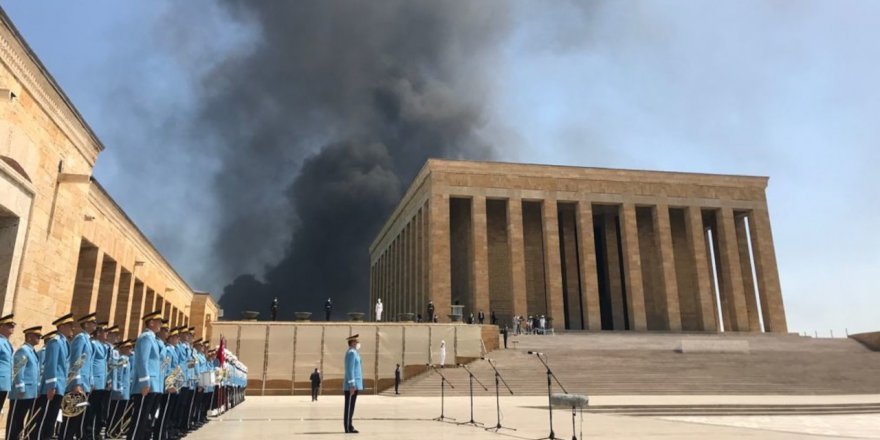 Ankara'da korkutan yangın