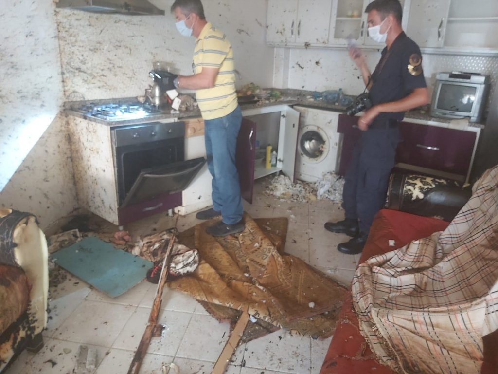 Tüpten Sızan Gaz Bomba Gibi Patladı