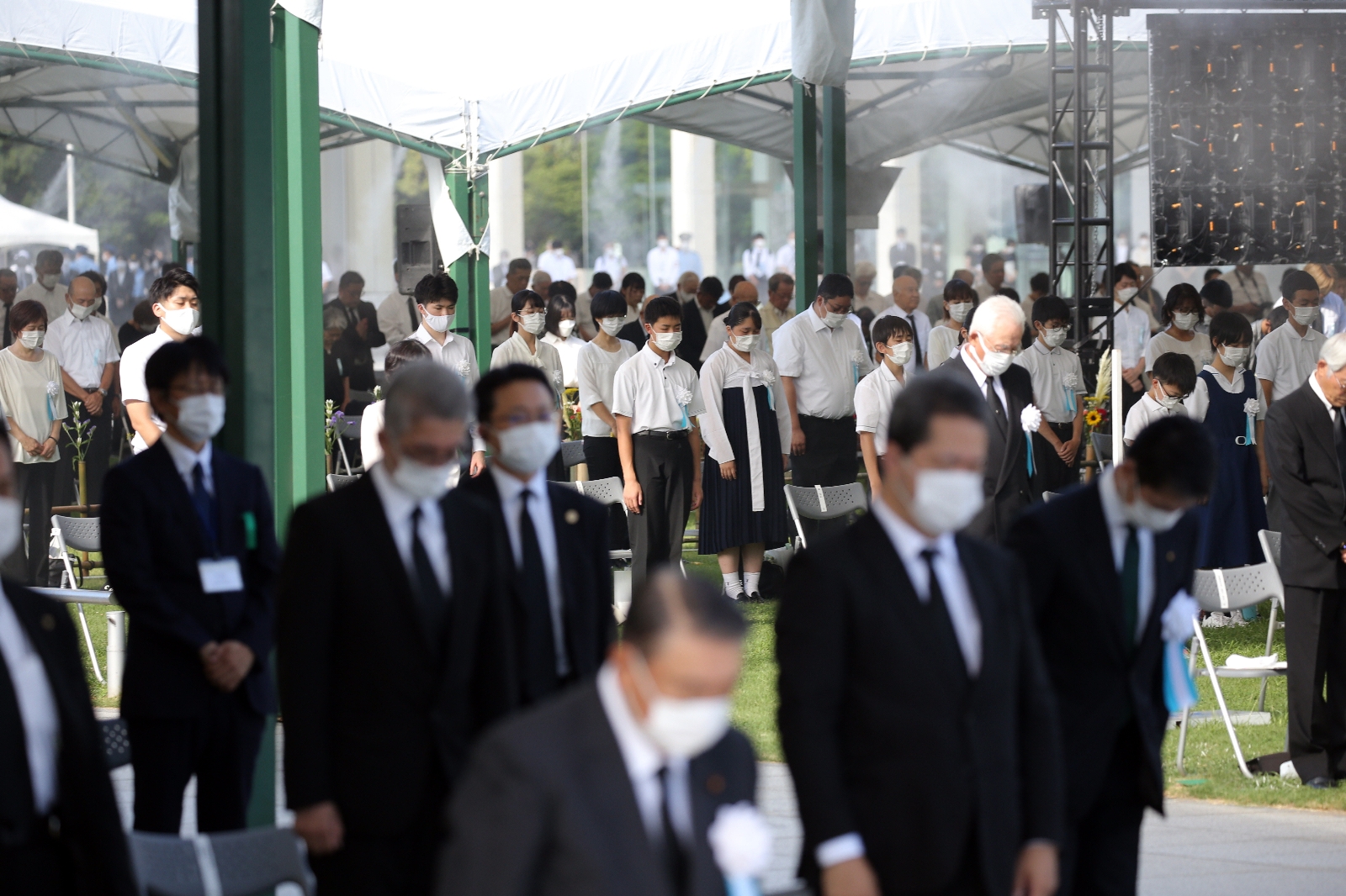 Hiroşima’da Atom Bombası Saldırısının 76. Yılında Kurbanlar Anıldı