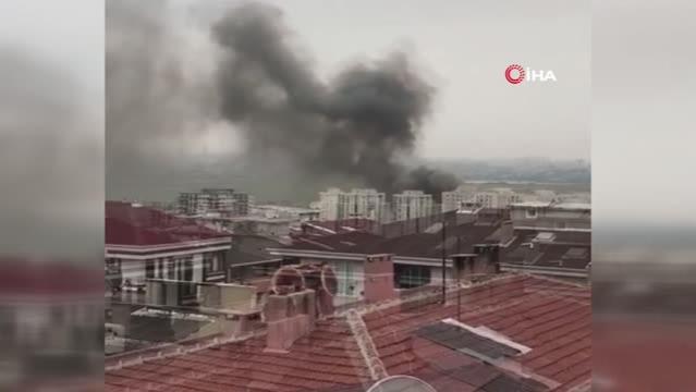 Esenyurt’ta Depo Yangını